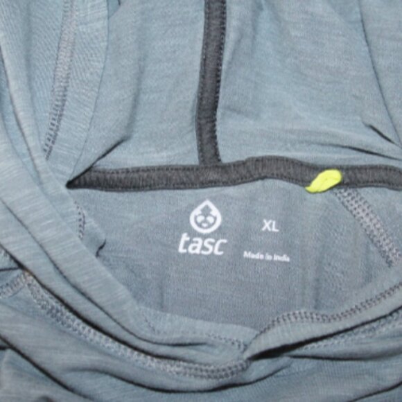 Beautiful TASC Carrollton Lightweight Organic Cotton/Bamboo Hoodie Light Teal XL - Picture 7 of 11